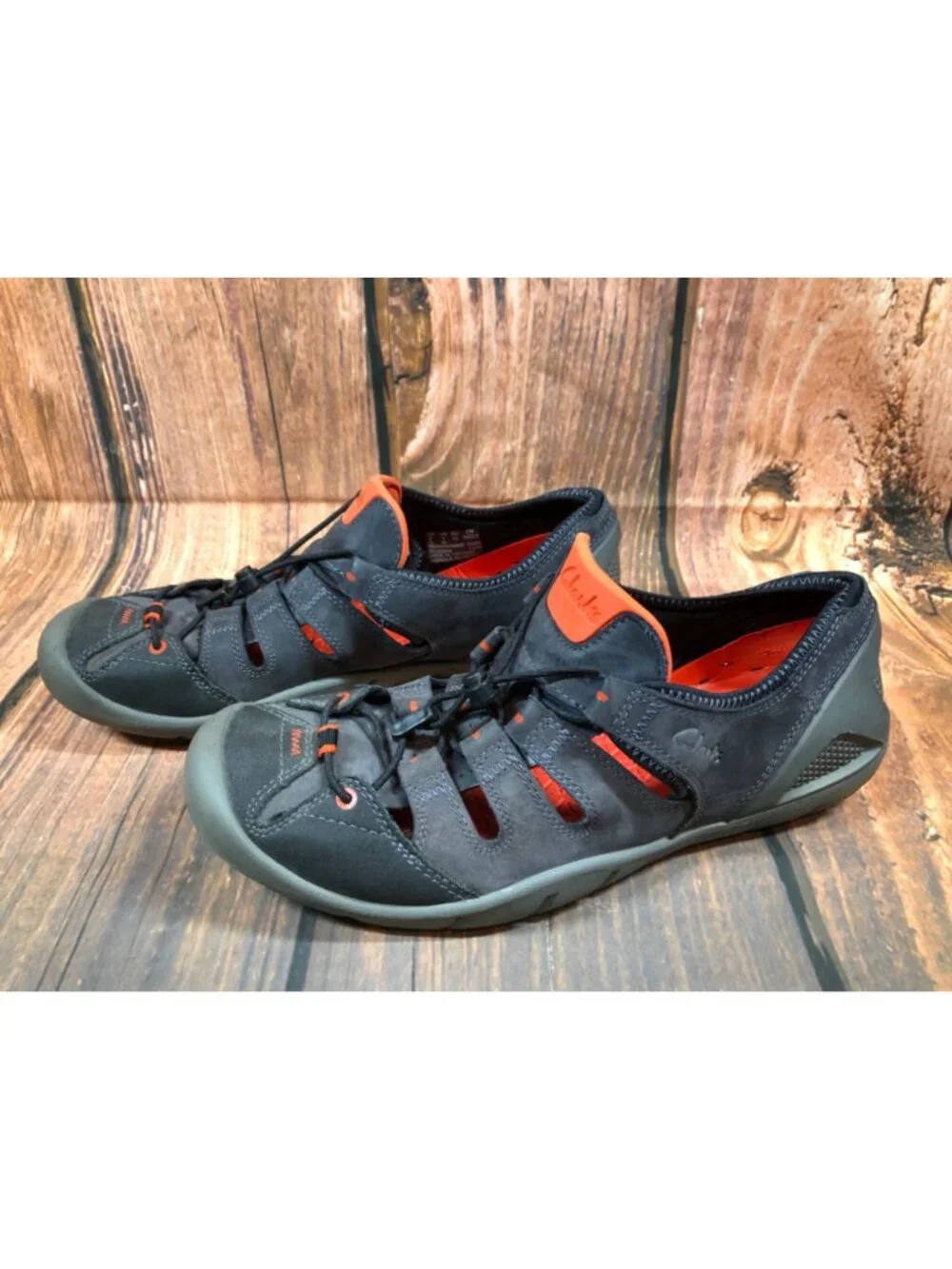 Clarks Sport Mens 9 / 42 Outfish Splash Blue Fisherman Shoes